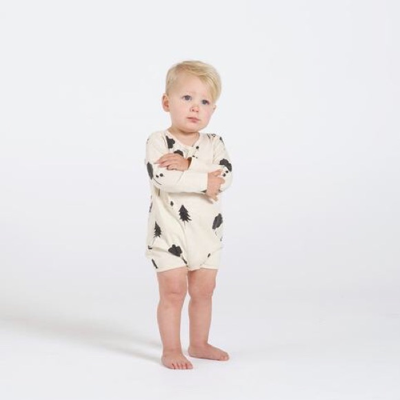Rylee & Cru Other - RYLEE & CRU Forest Long Sleeve Romper